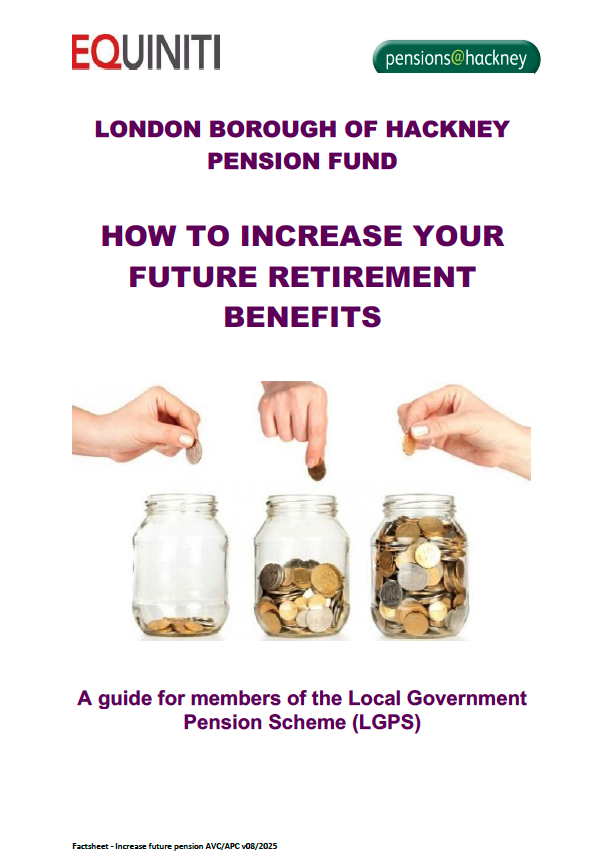 Icon for Increasing your future pension benefits document