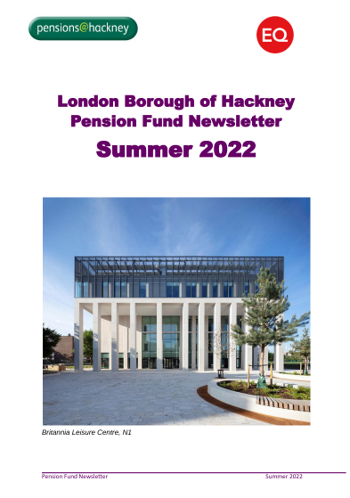 Icon for Hackney Newsletter Summer 2022 document