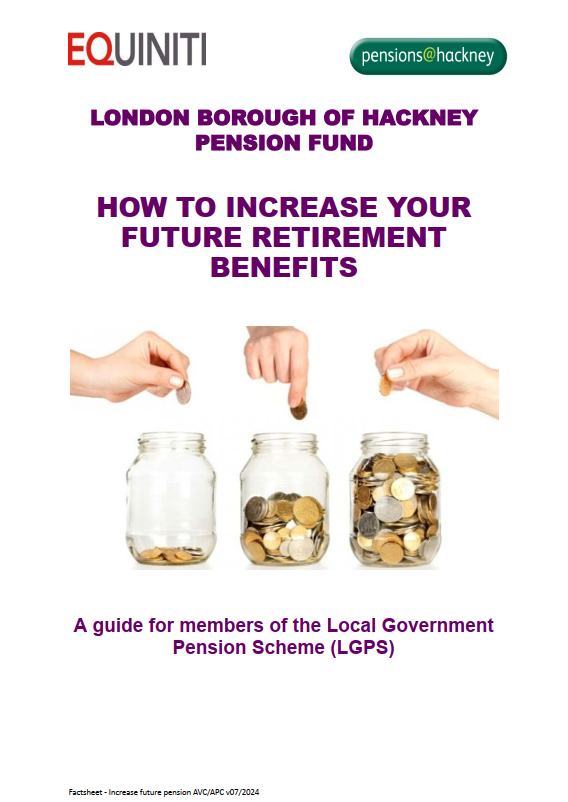 Icon for Increasing your future pension benefits document