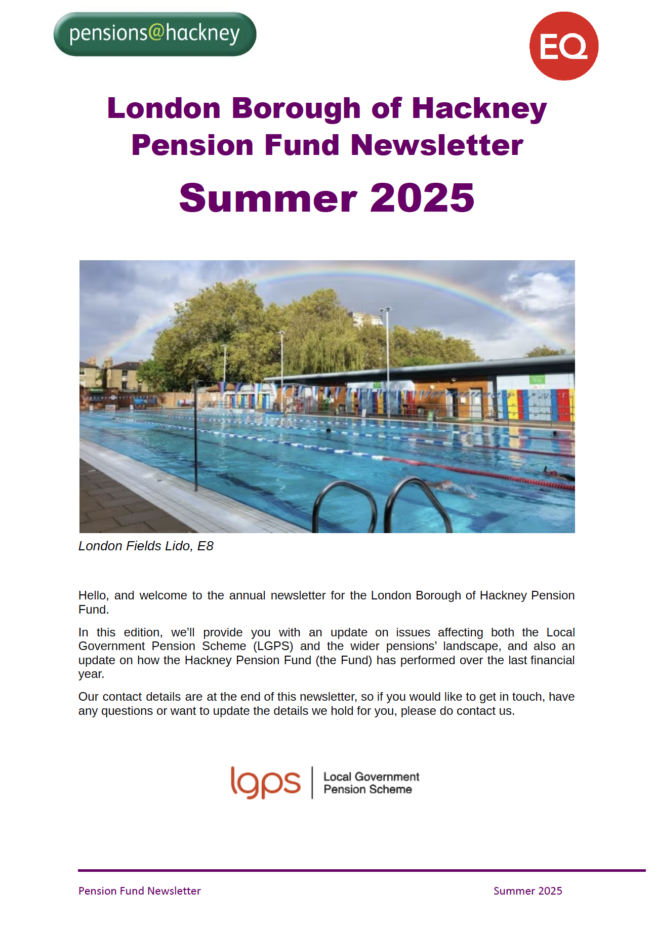 Icon for Hackney Newsletter Summer 2025 document