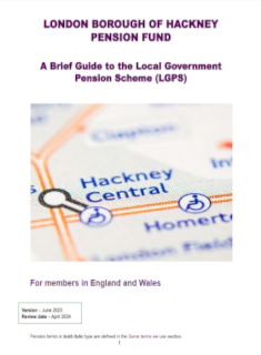 Icon for Brief Guide to the LGPS document
